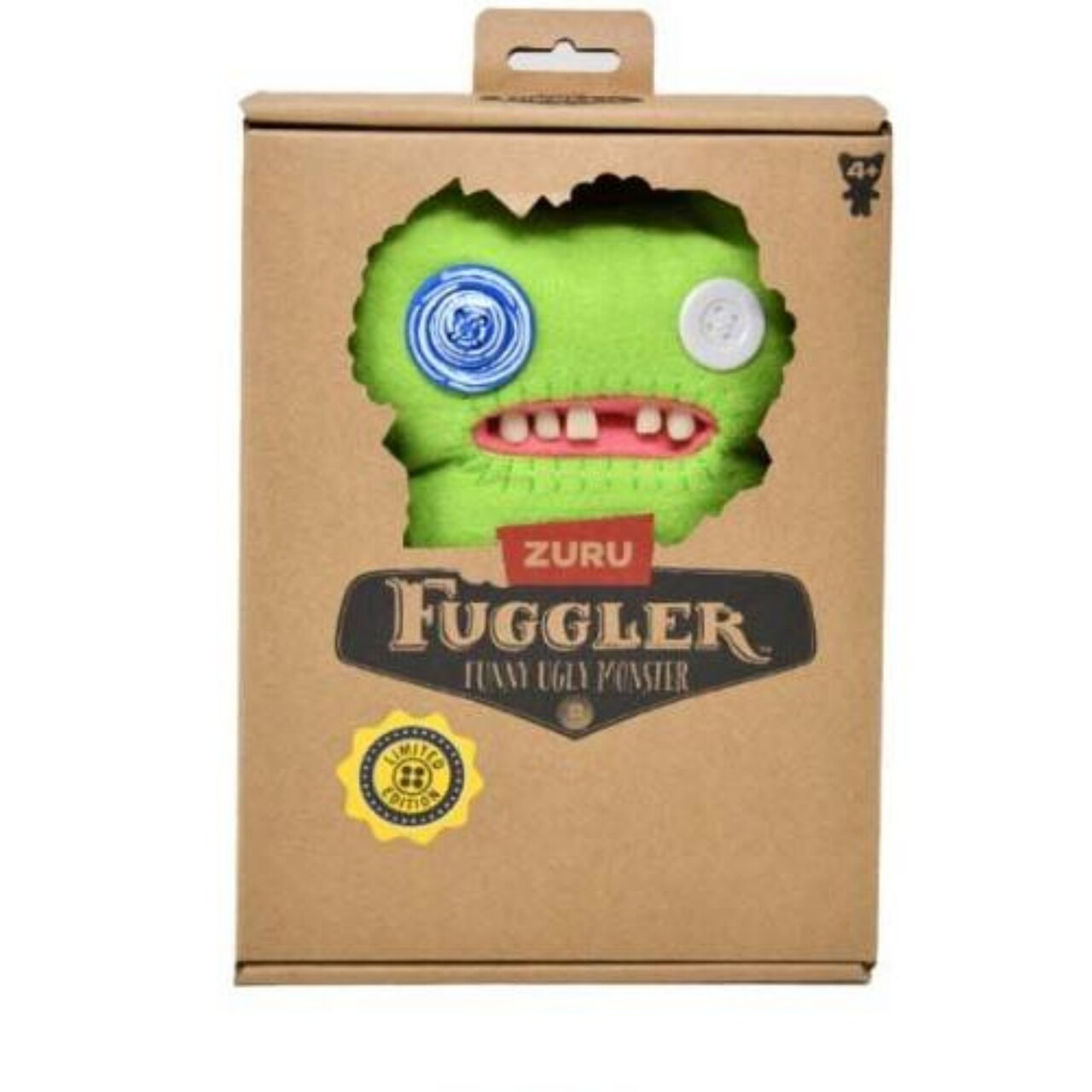 Zuru Fuggler Limited Edition Green Funny Ugly Monster Plush Toy 9 Inch